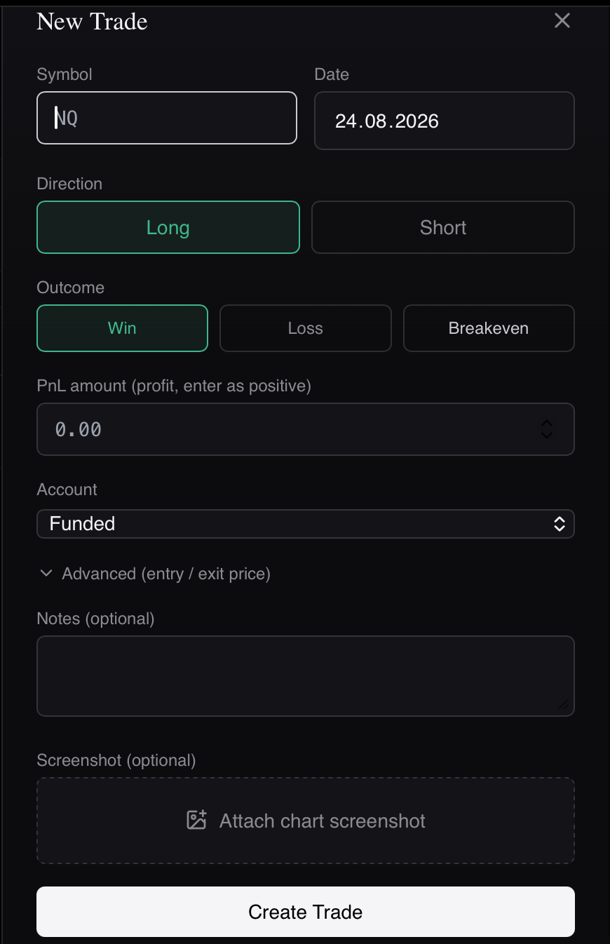 TradeDesk Journal — Lifetime Access