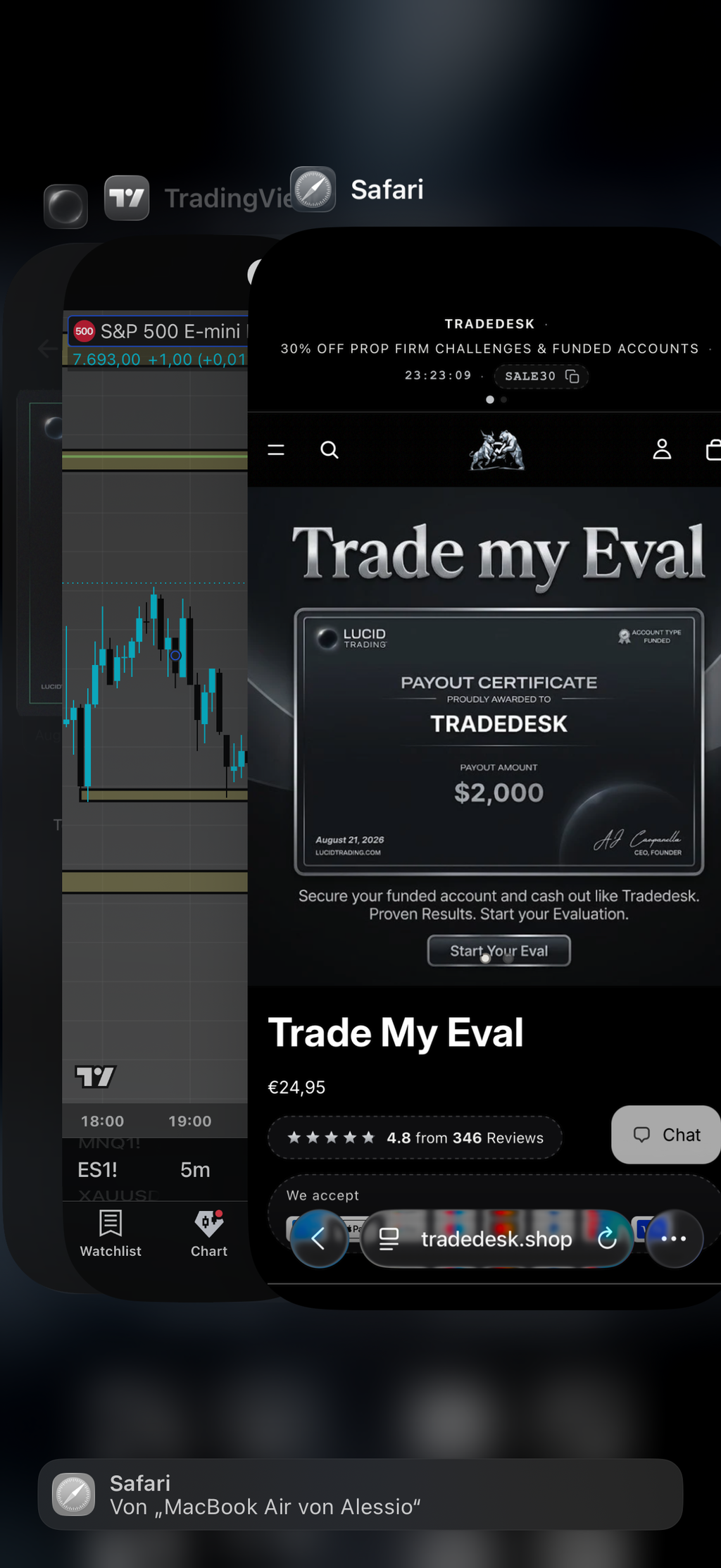 Trade My Eval